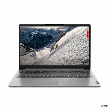 LENOVO Laptop IdeaPad 1 15AMN7 / AMD Ryzen 3 7320U, 15.6" 1920x1080, 16GB, 512GB SSD, AMD Radeon 610M, Windows 11 Home, sivi